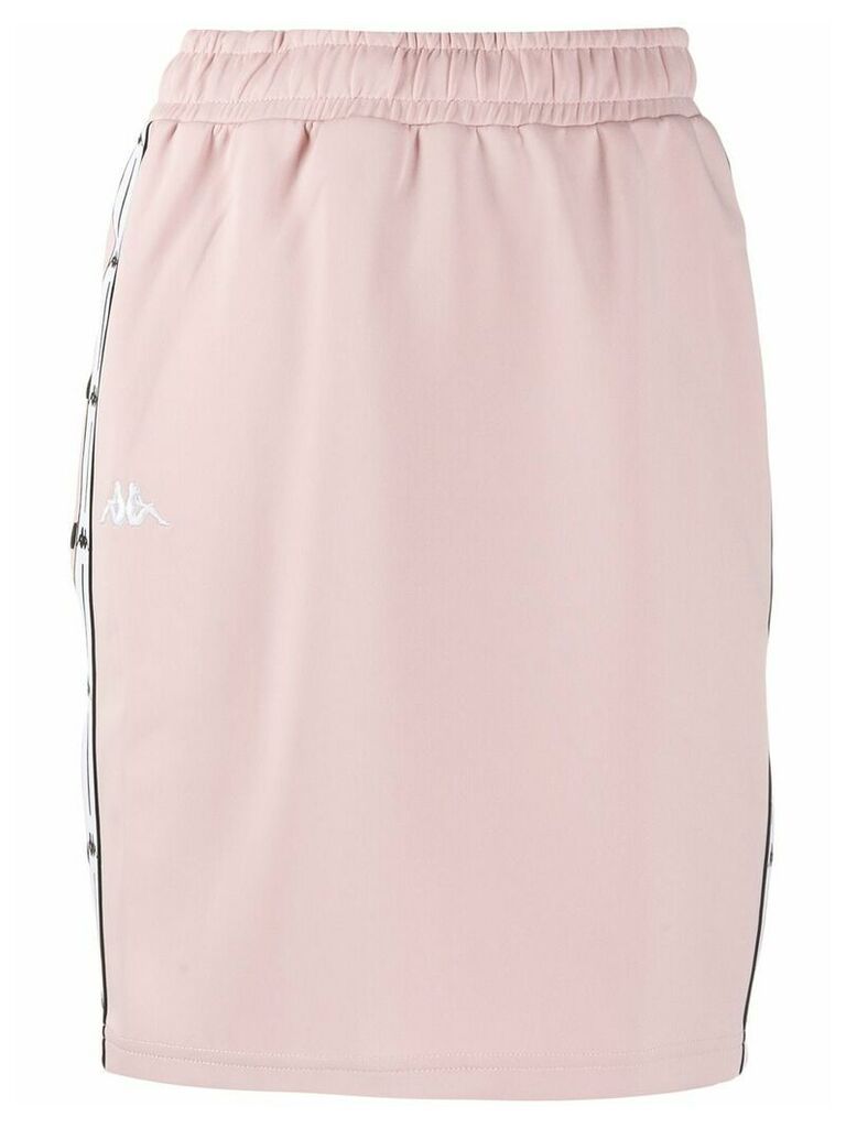 Kappa logo lined fitted skirt - PINK