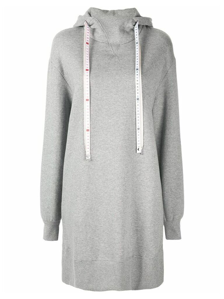 Maison Mihara Yasuhiro tape measure sweater dress - Grey