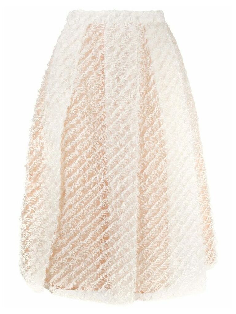 Nº21 A-line fluffy skirt - PINK