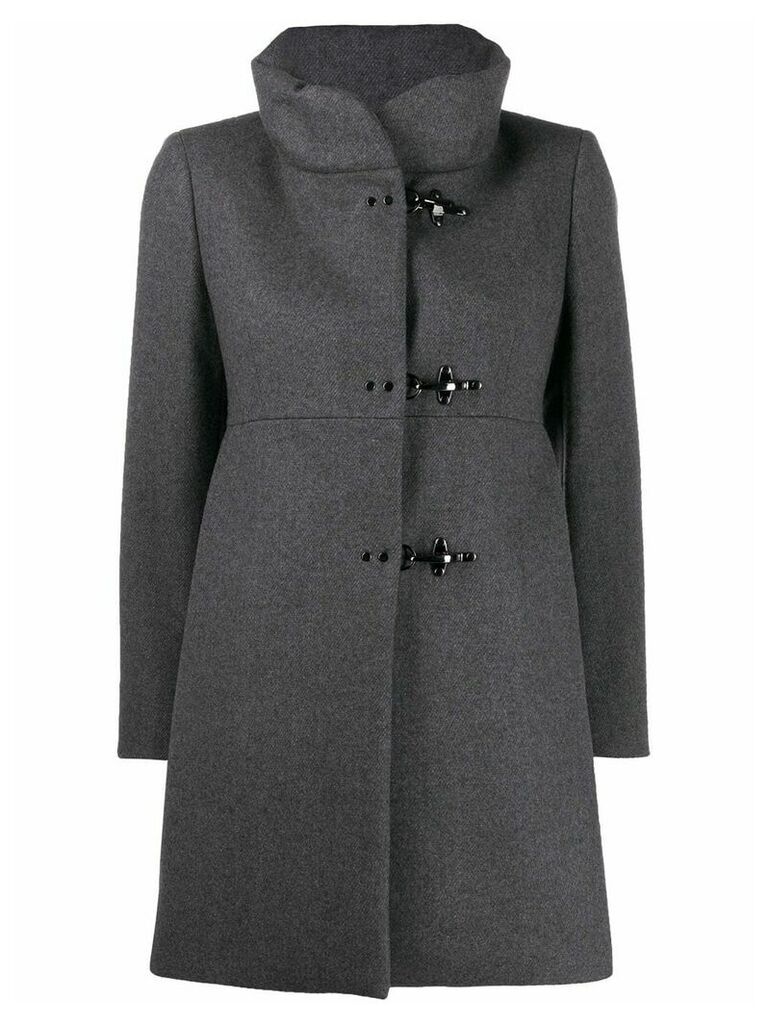 Fay single breasted coat - Grey