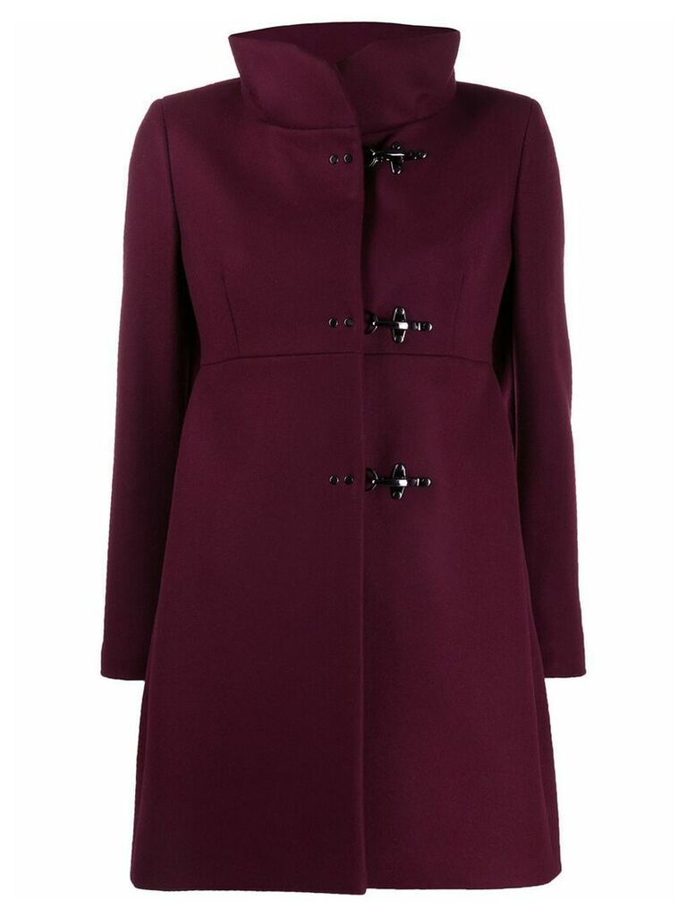 Fay single breasted coat - Red