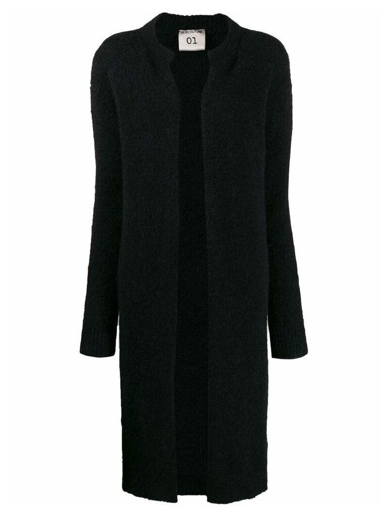 Semicouture open-front cardi-coat - Black