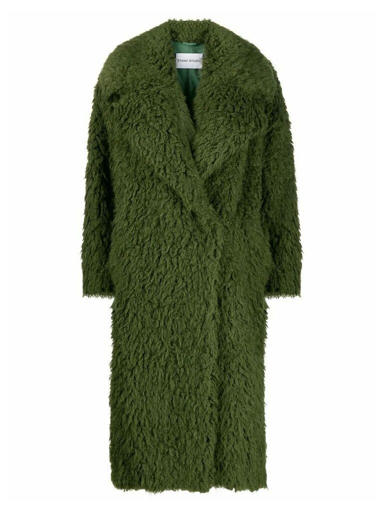 STAND STUDIO double-breasted coat - Green