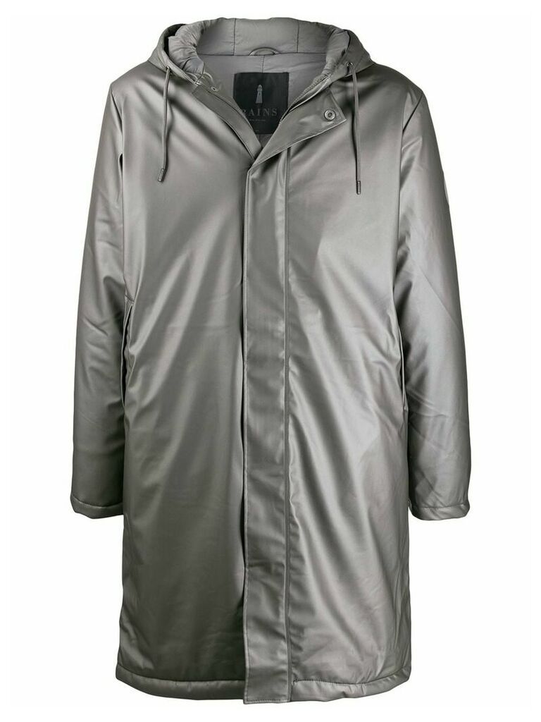 Rains hooded raincoat - Grey