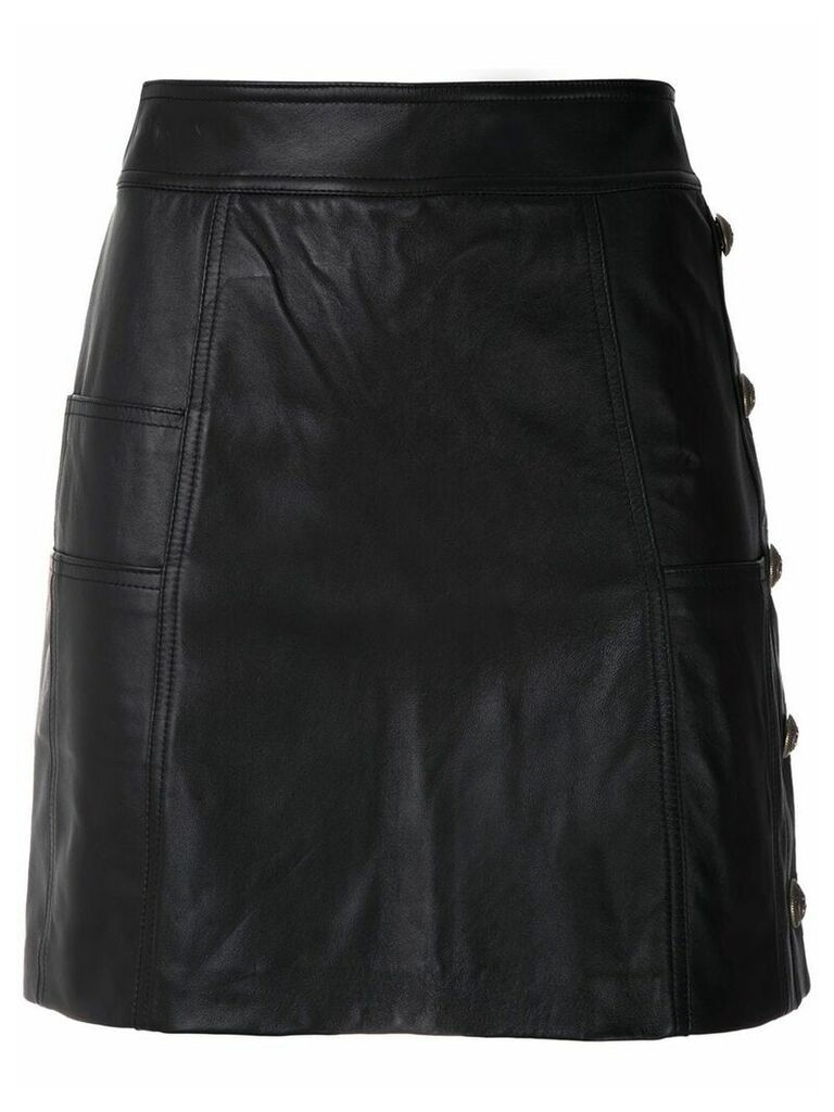 Andrea Bogosian Paulyne leather skirt - Black