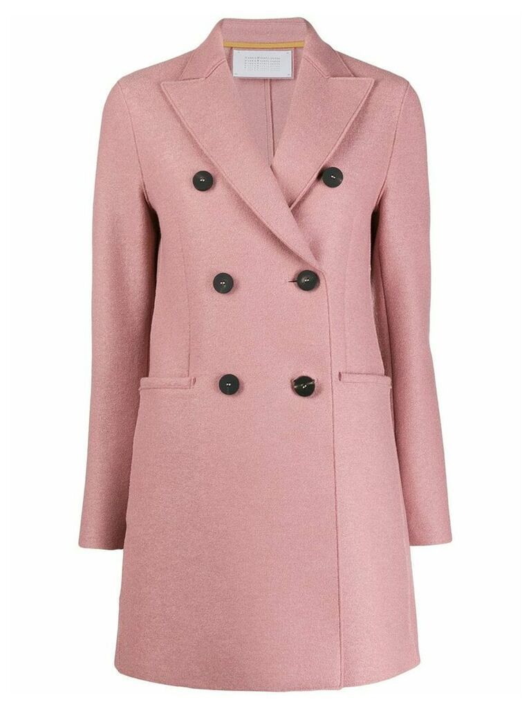 Harrys of London short double-breasted coat - Pink