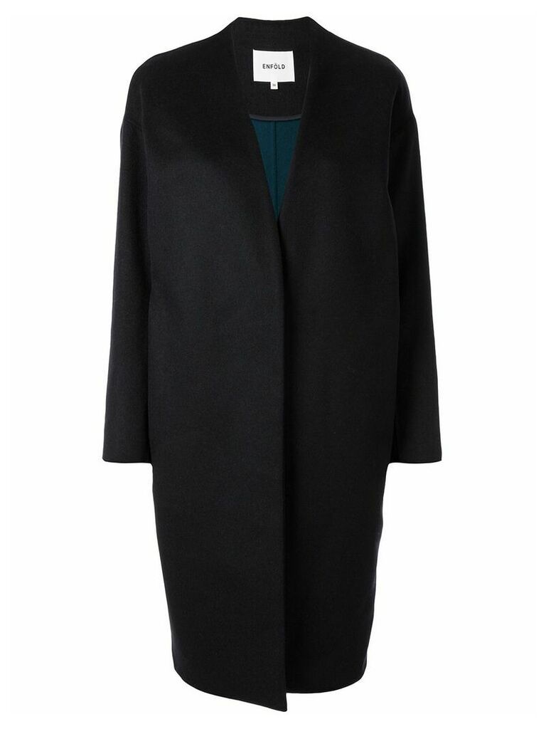 Enföld oversized wool coat - Black