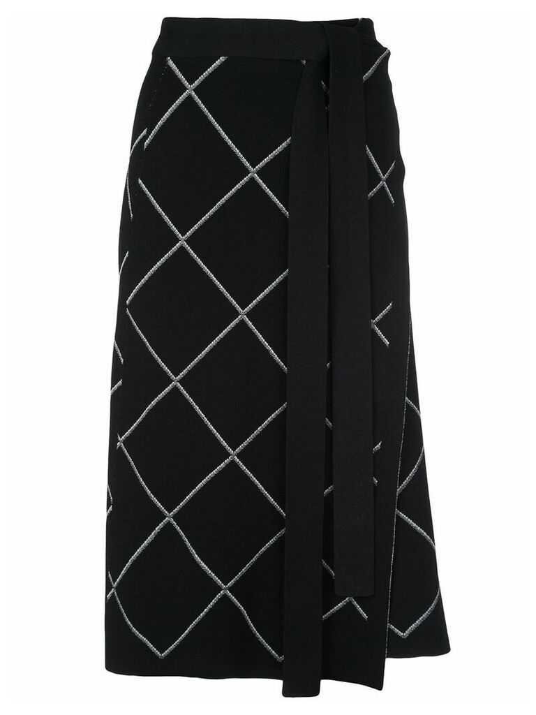 Proenza Schouler belted wrap skirt - Black