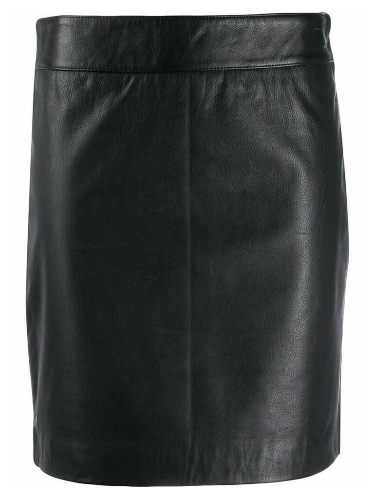 L'Autre Chose fitted short skirt - Black