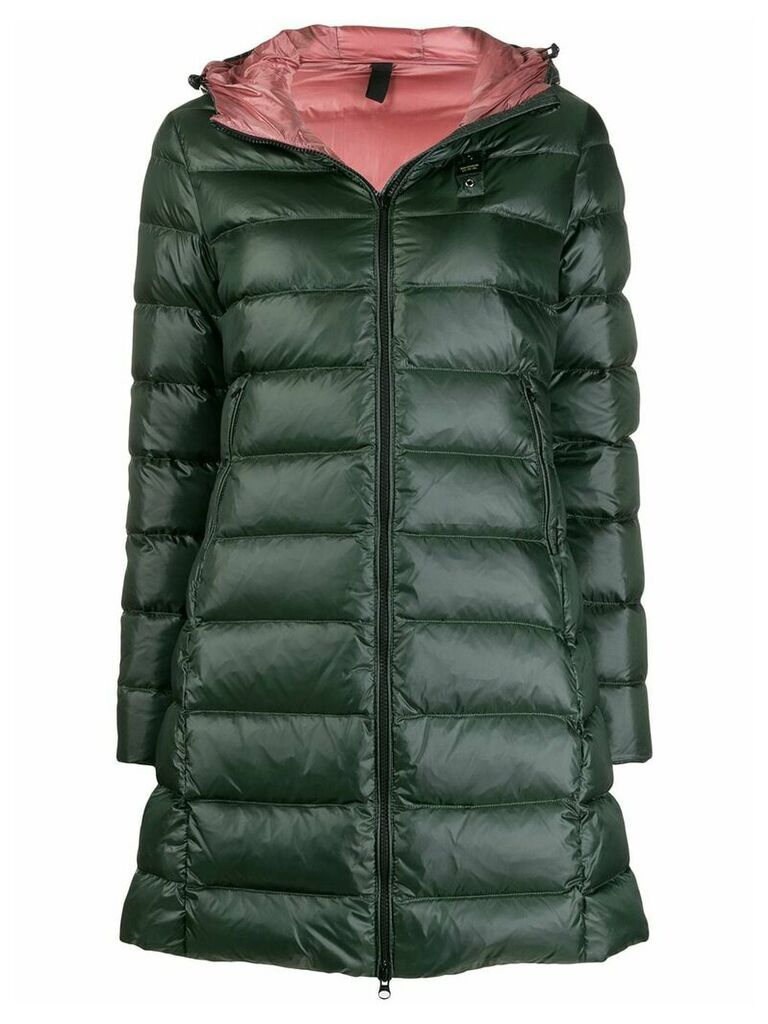 Blauer hooded padded coat - Green