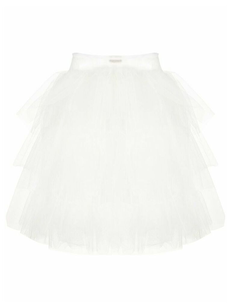 Simone Rocha layered tulle skirt - White