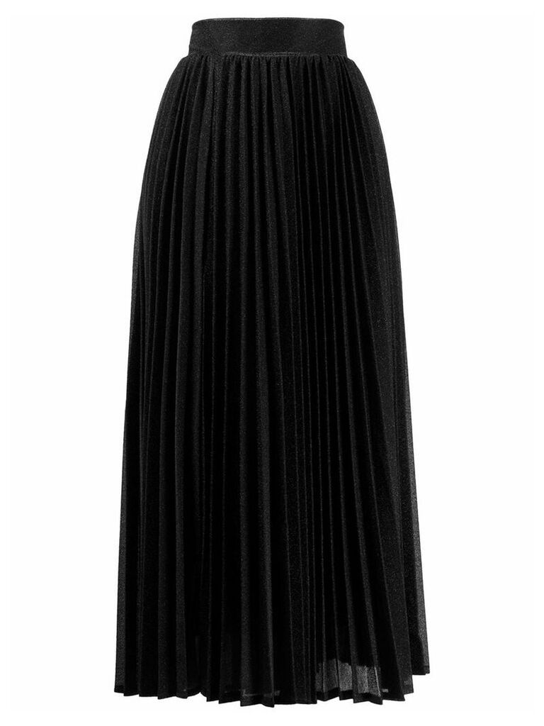 Amuse mid-length pleated skirt - Black