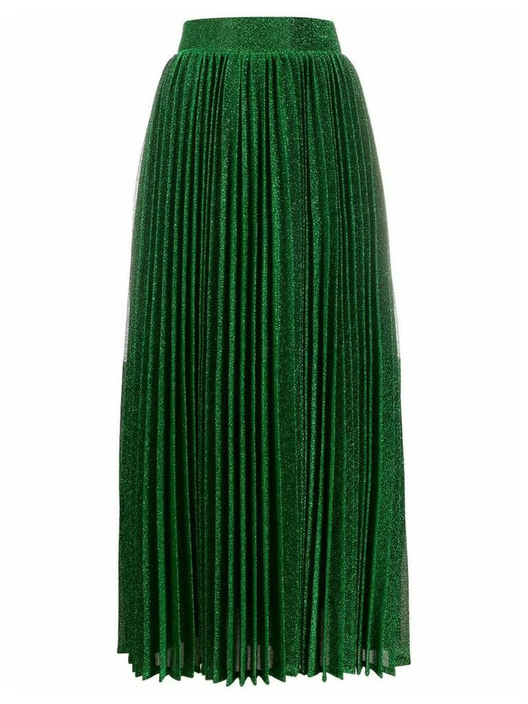 Amuse high-waisted pleated skirt - Green