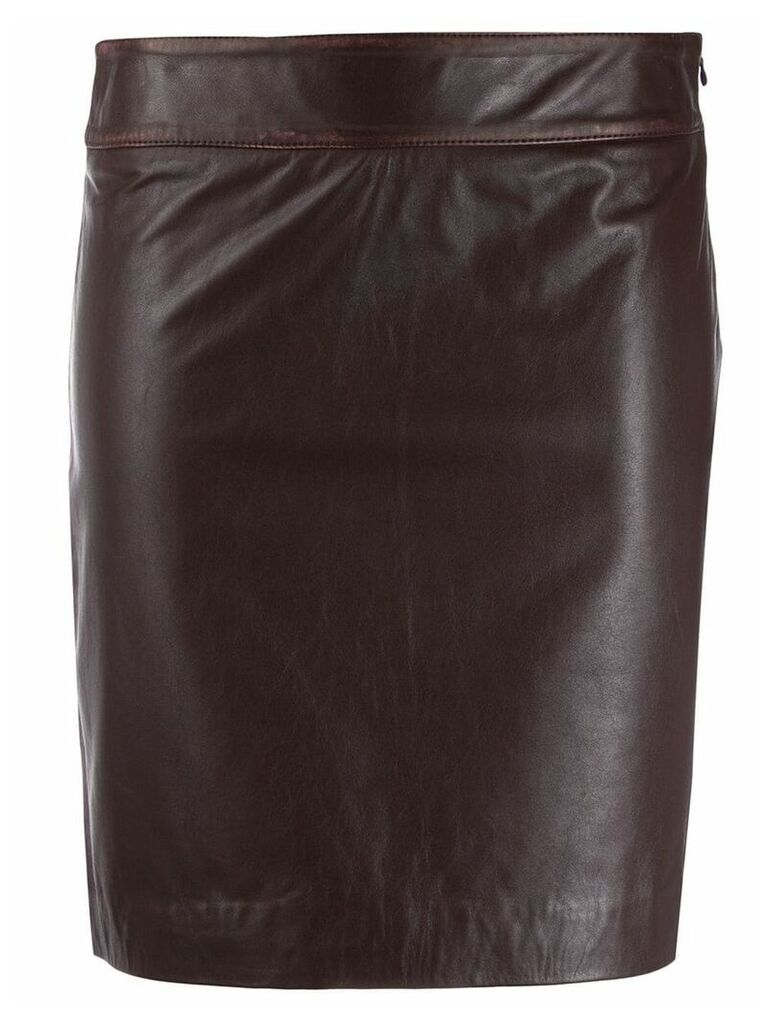 L'Autre Chose fitted short skirt - Red