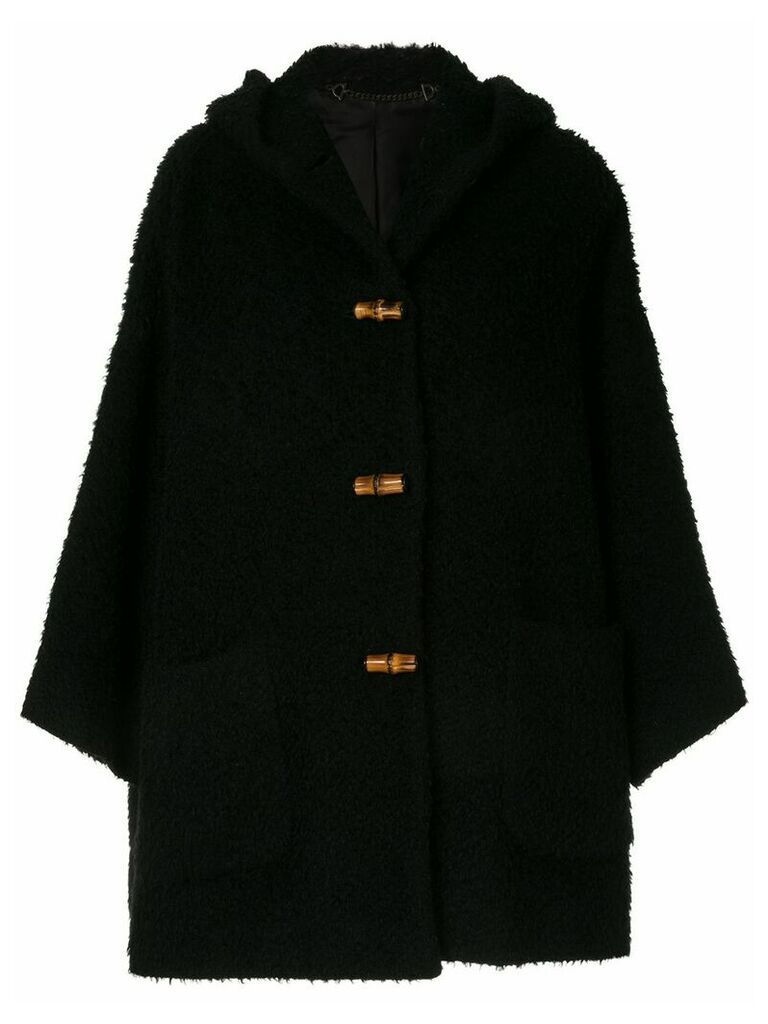 Gucci Pre-Owned longsleeve jacket coat - Black