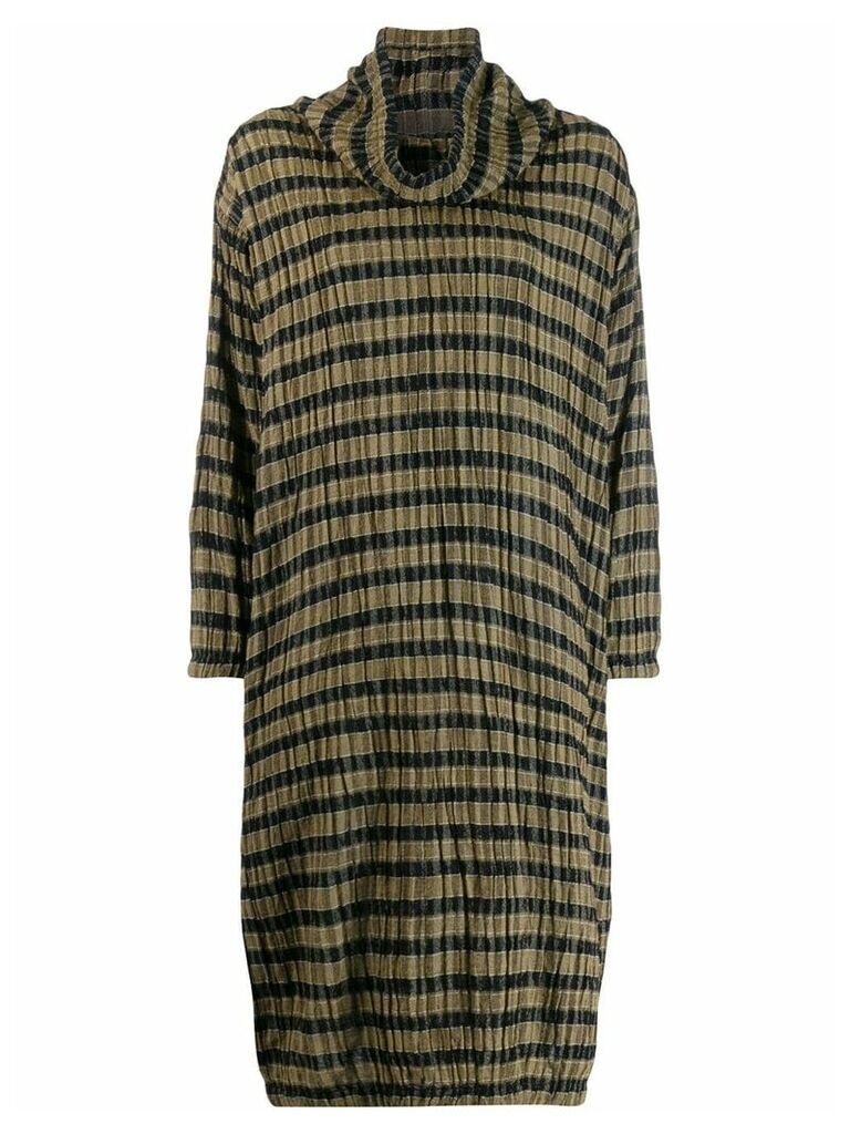 Issey Miyake Pre-Owned 1980's check dress - Green