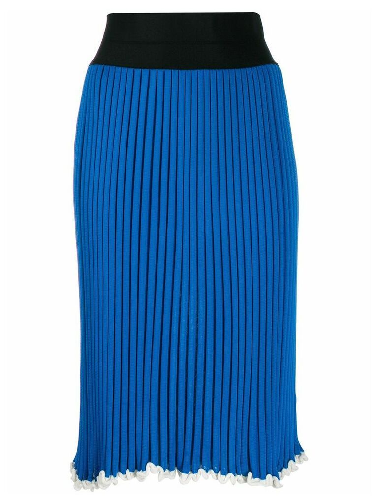 Céline Pre-Owned 2000s pre-owned knitted skirt - Blue