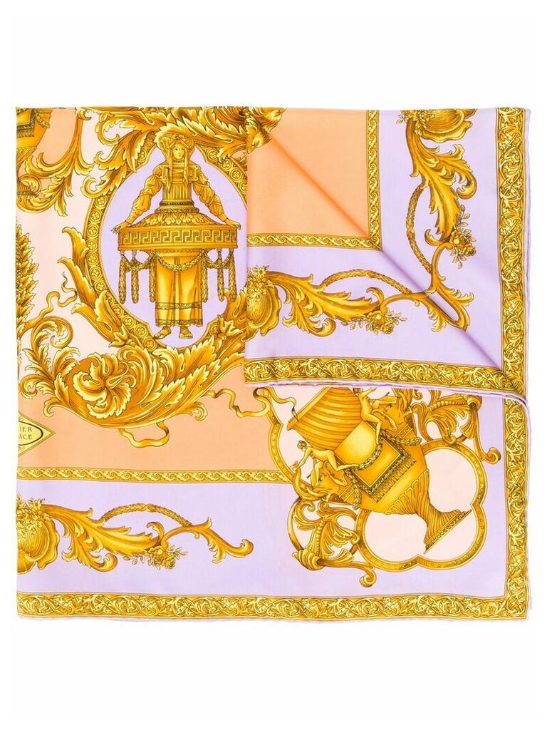 Versace Pre-Owned 1990s printed scarf - GOLD