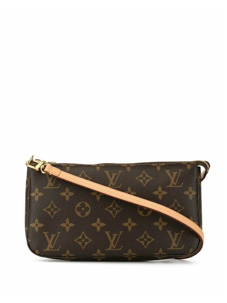 Louis Vuitton Pre-Owned monogram pochette shoulder bag - Brown