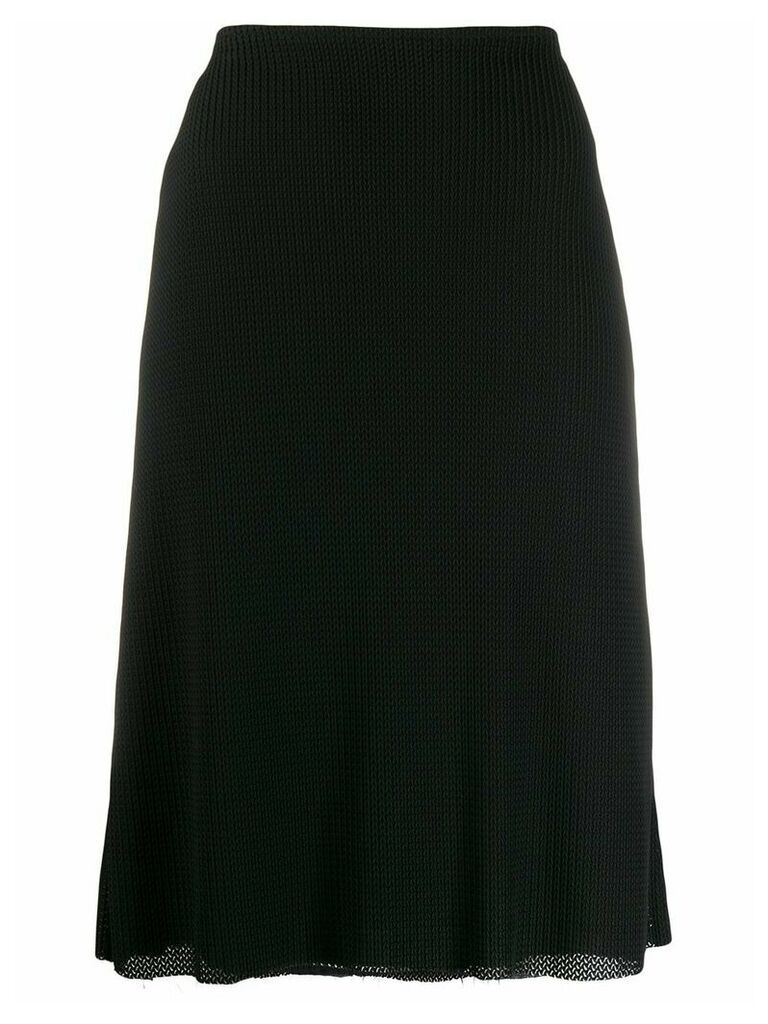 Maison Martin Margiela Pre-Owned 1990s knitted pencil skirt - Black