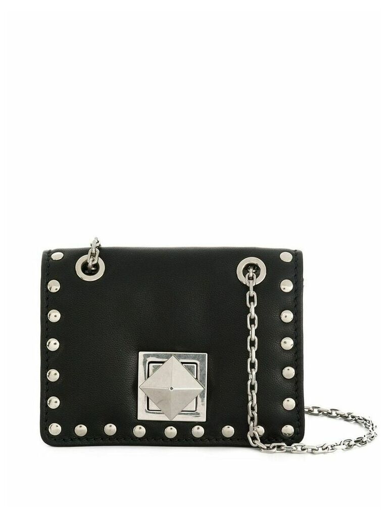 Sonia Rykiel studded mini flap bag - Black