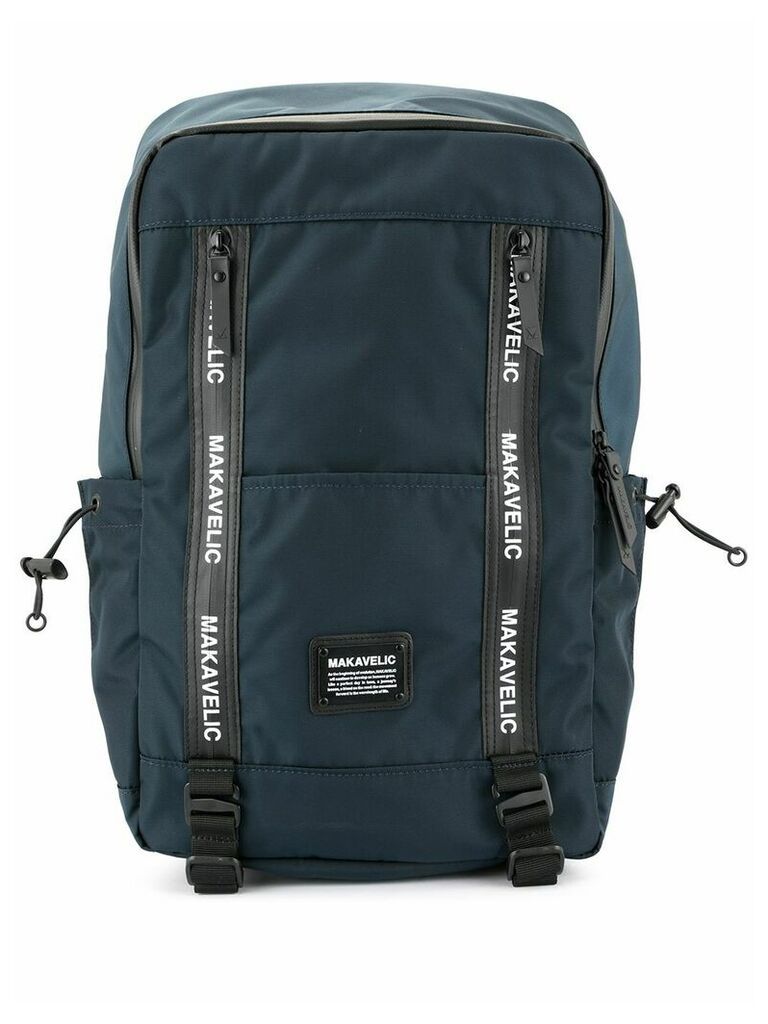 Makavelic large rectangular backpack - Blue
