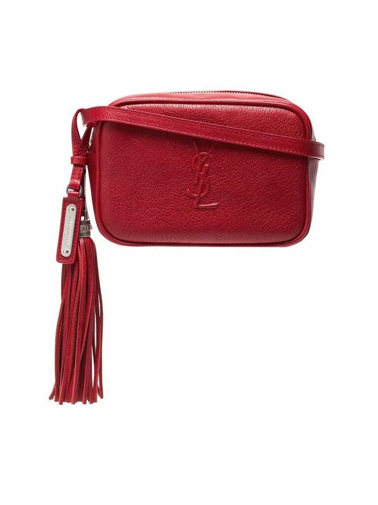 Saint Laurent Lou leather belt bag - Red
