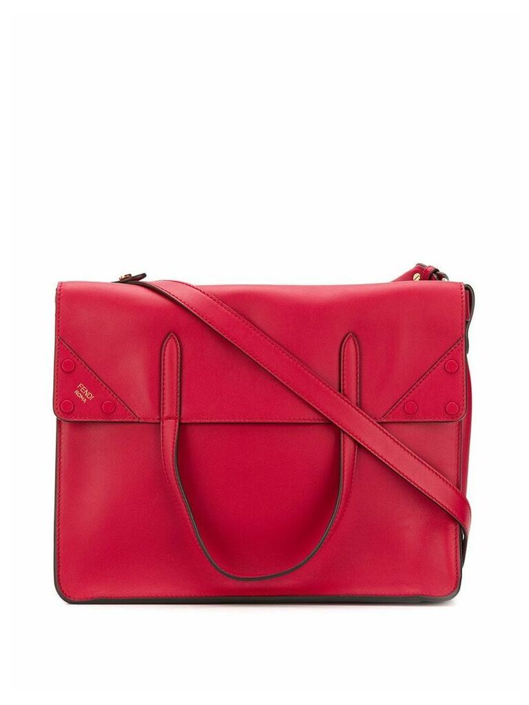 Fendi FF fendi slip large shoulder bag - Red