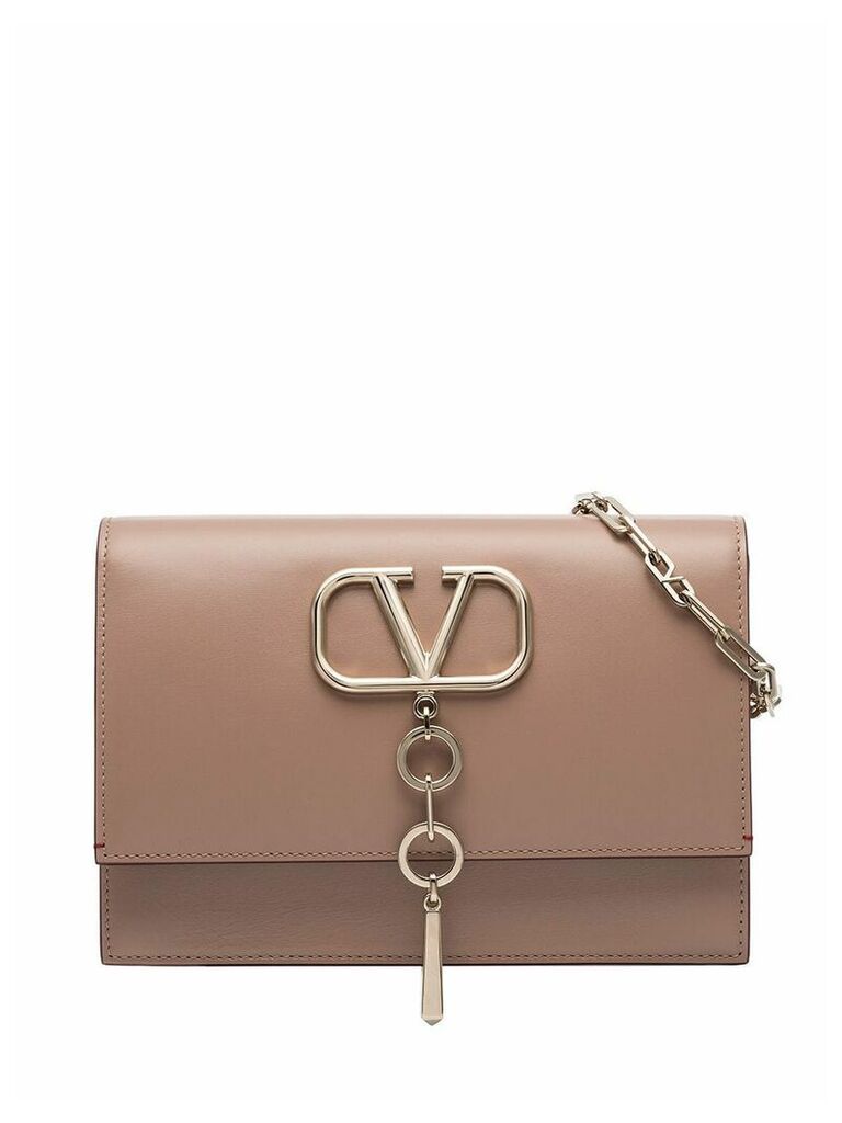 Valentino Valentino Garavani small VCASE shoulder bag - NEUTRALS