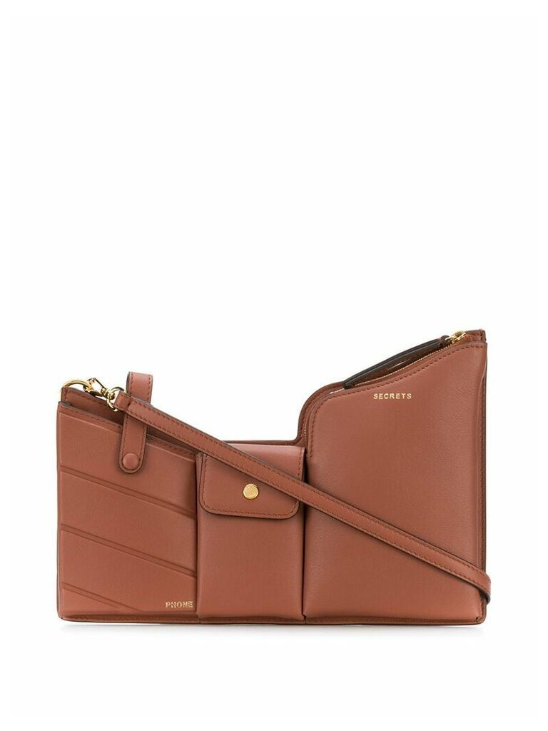 Fendi three-pockets mini bag - Brown