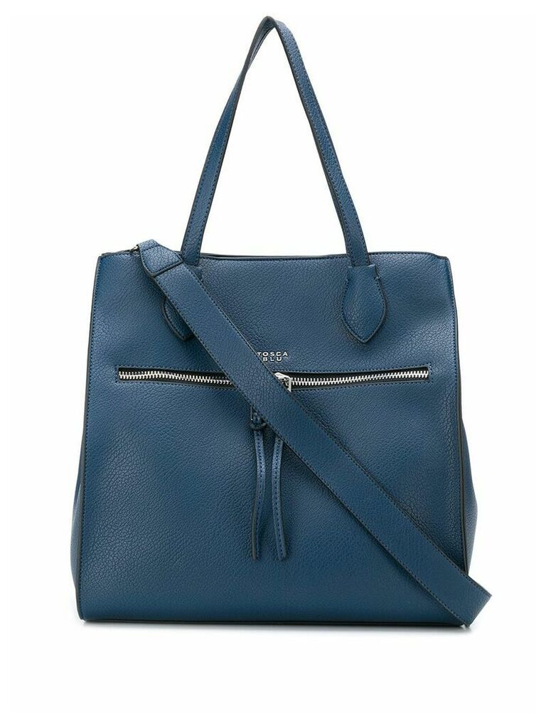 Tosca Blu textured shoulder bag - Blue