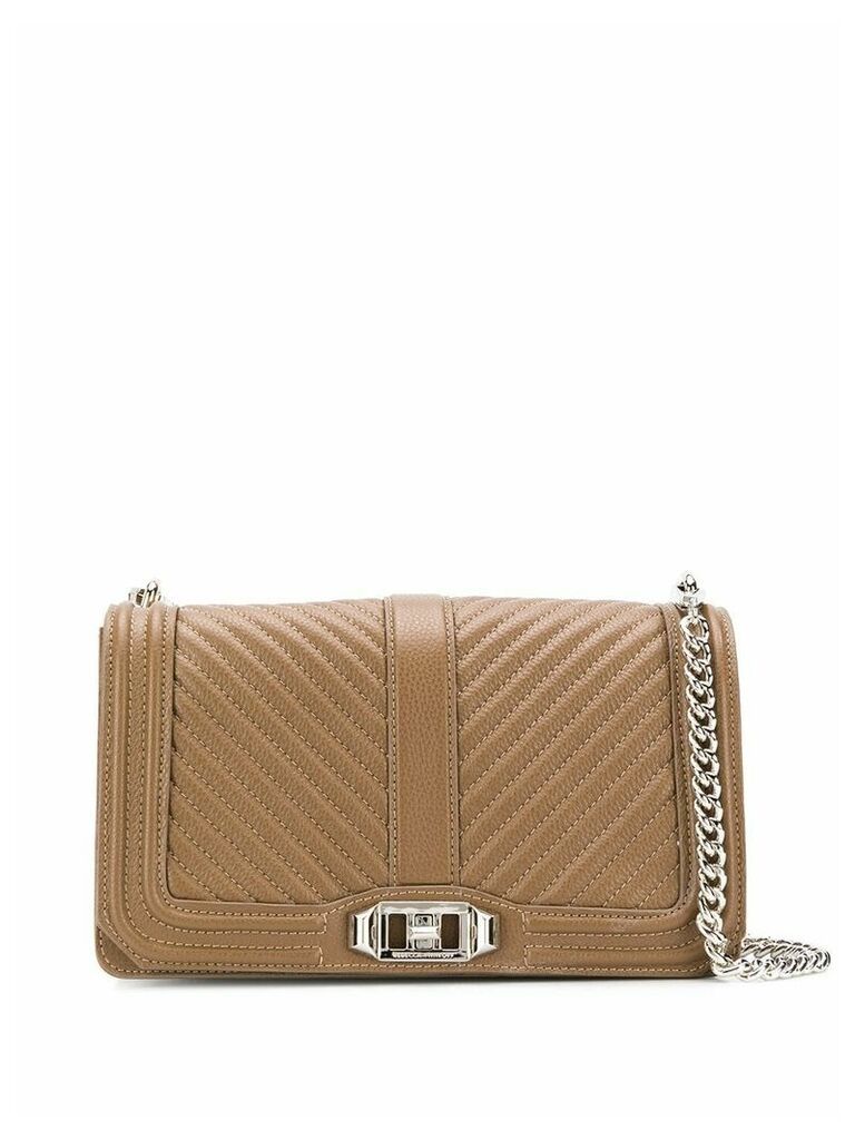 Rebecca Minkoff quilted crossbody bag - Brown