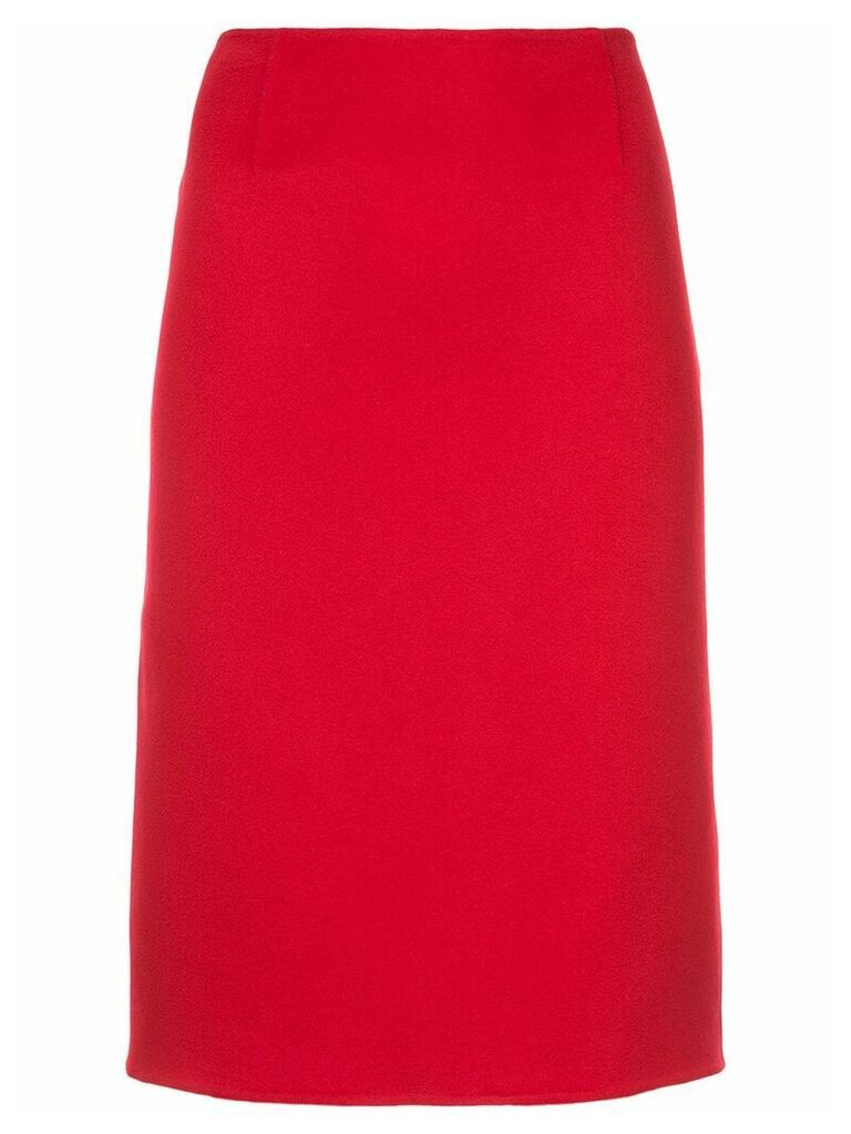 Ralph Lauren Collection fitted midi skirt - Red