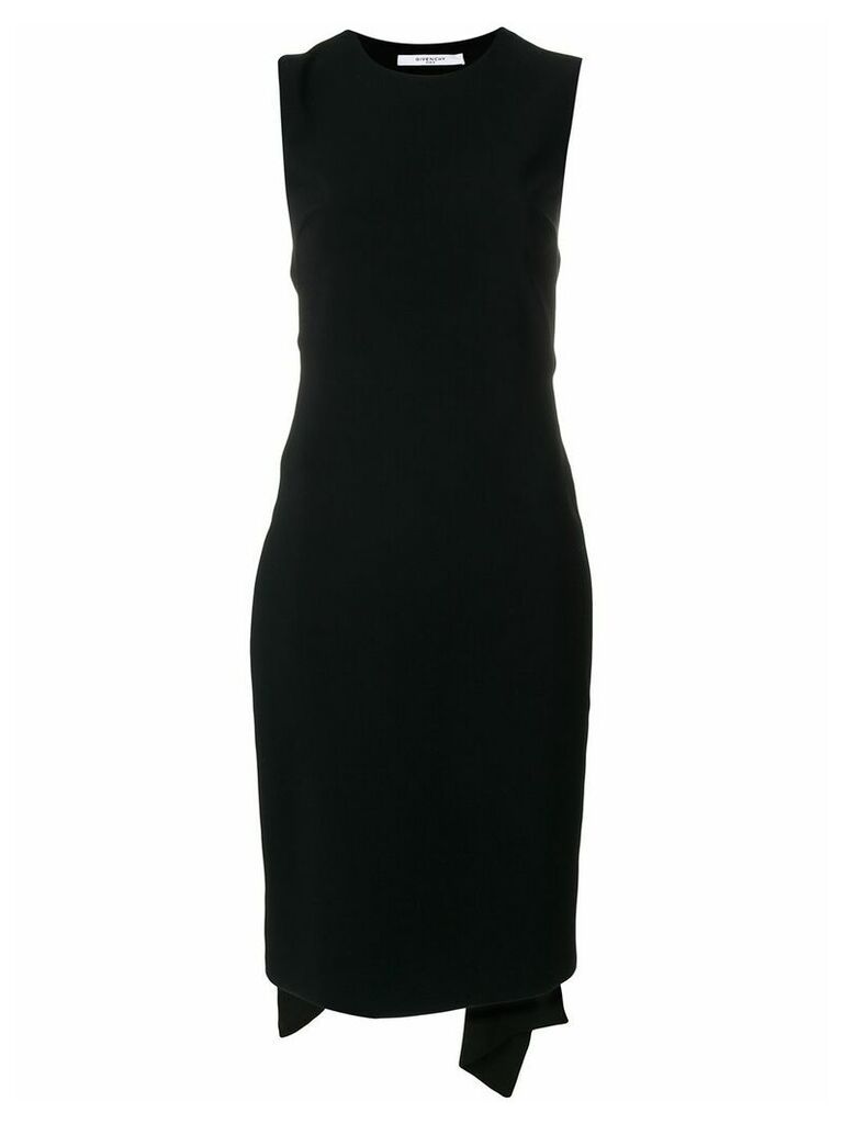 Givenchy open back tie waist dress - Black