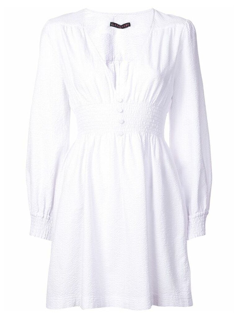 Alexa Chung smock short dress - White