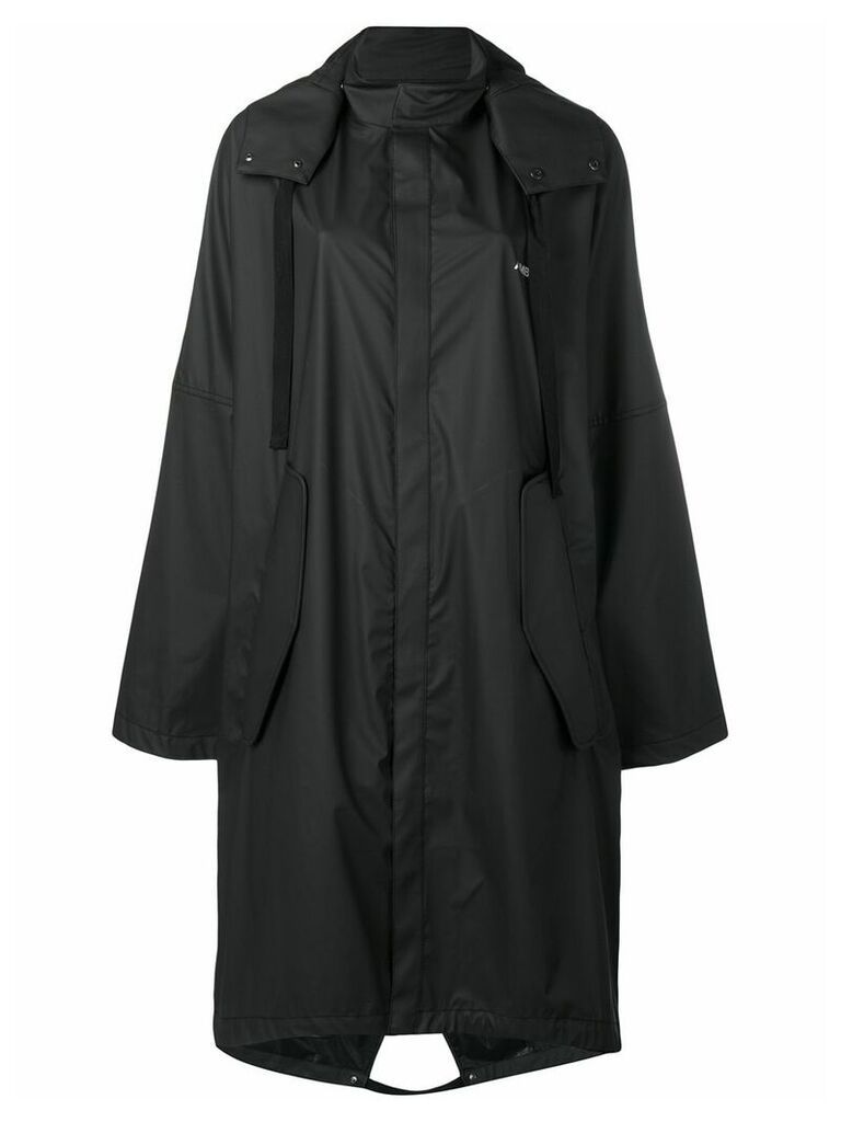 Ambush hooded raincoat - Black