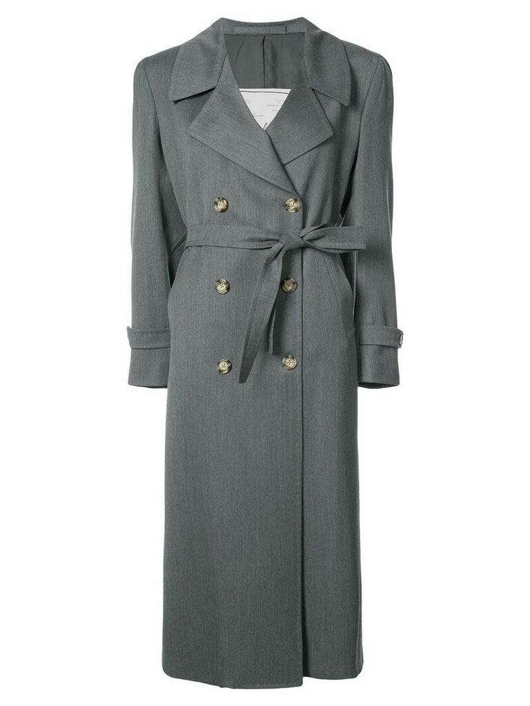 Giuliva Heritage Collection double breasted trench coat - Grey