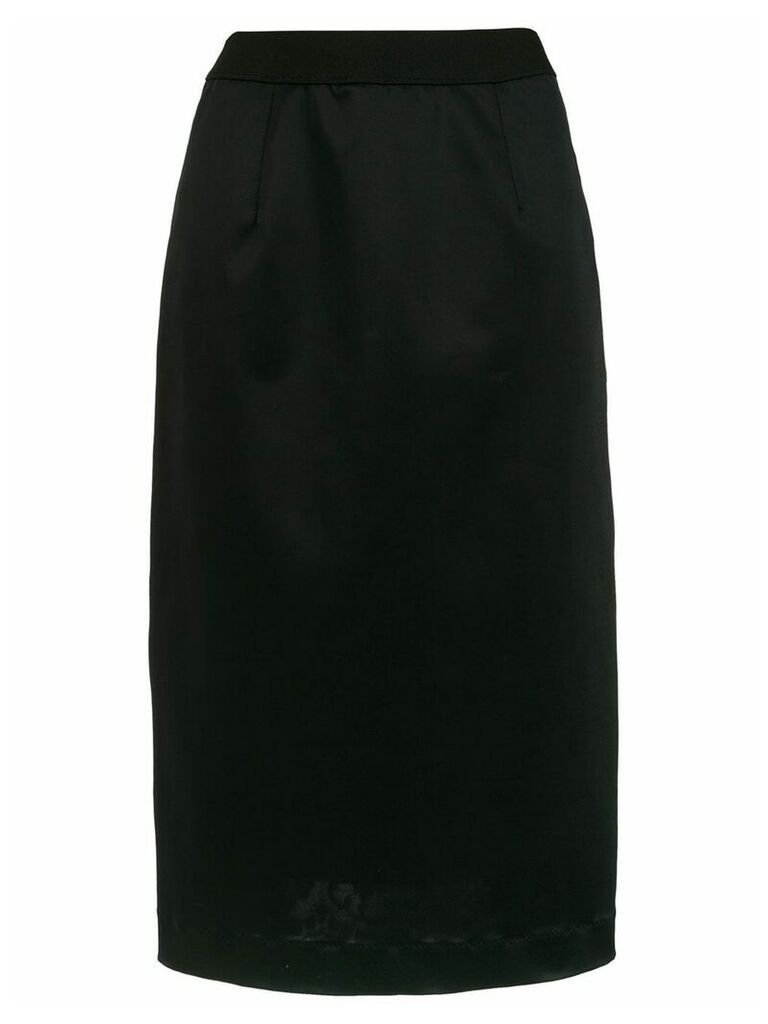 À La Garçonne lace inserts skirt - Black