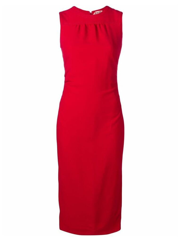 Nº21 sleeveless fitted dress - Red