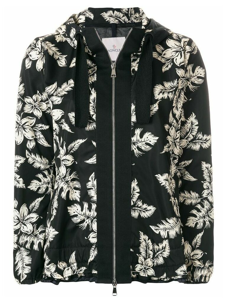 Moncler Morion floral print jacket - Black