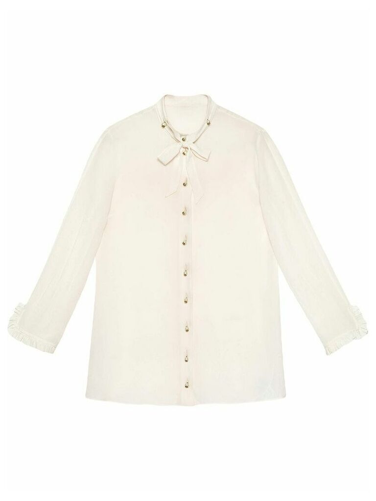 Gucci Silk button-down shirt - White
