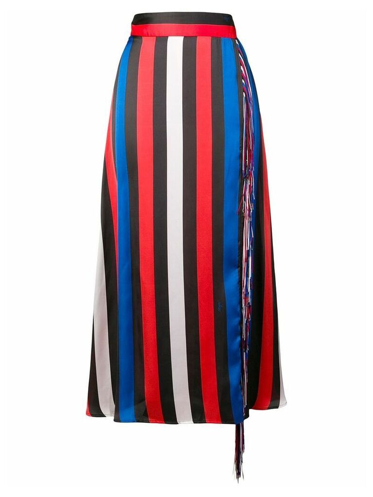 MSGM striped skirt - Blue