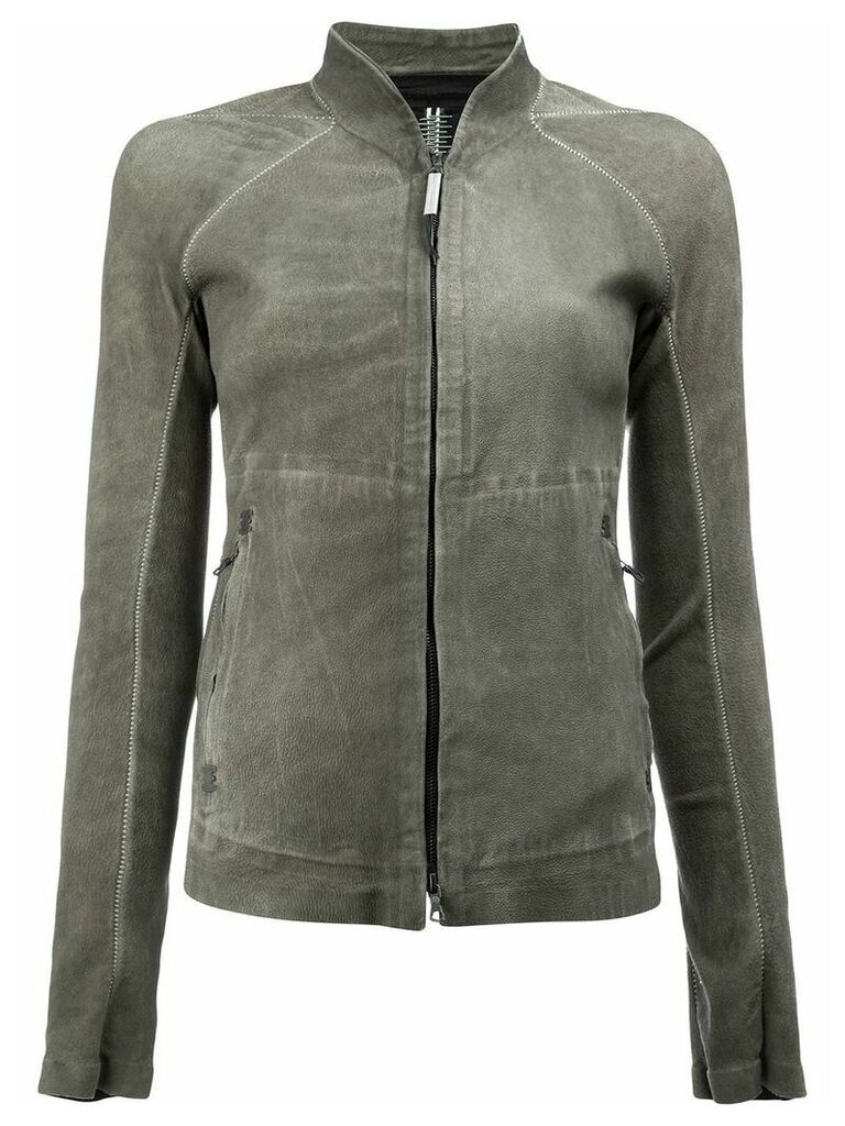 Isaac Sellam Experience high neck zipped jacket - Grey