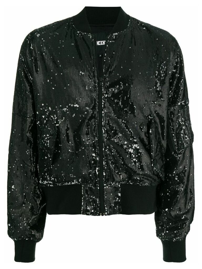 KTZ Limited Edition sequin bomber jacket - Black