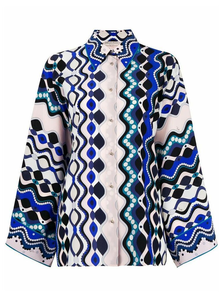 Emilio Pucci abstract print shirt - Multicolour