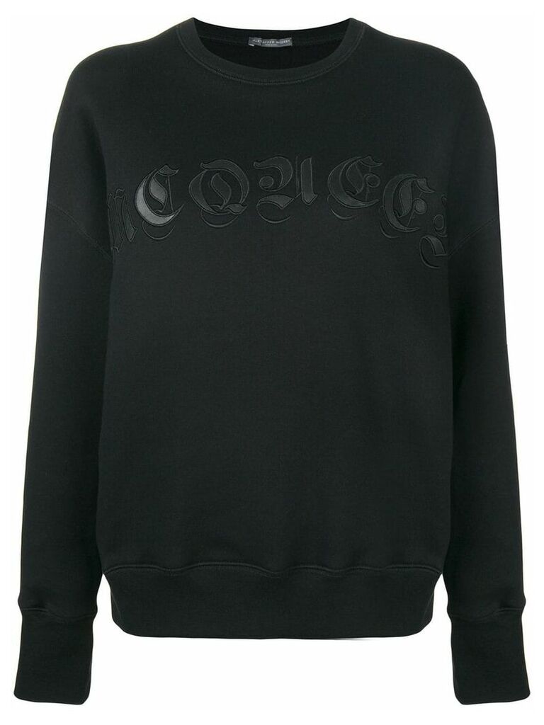 Alexander McQueen logo sweatshirt - Black