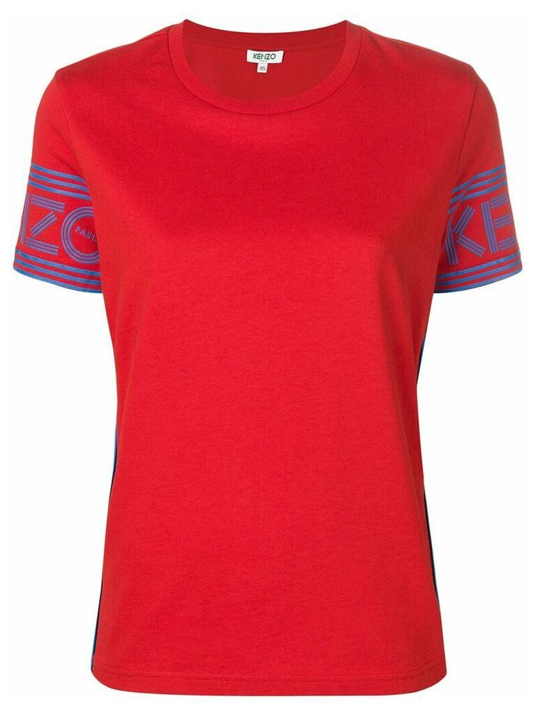 Kenzo logo sleeve T-shirt - Red