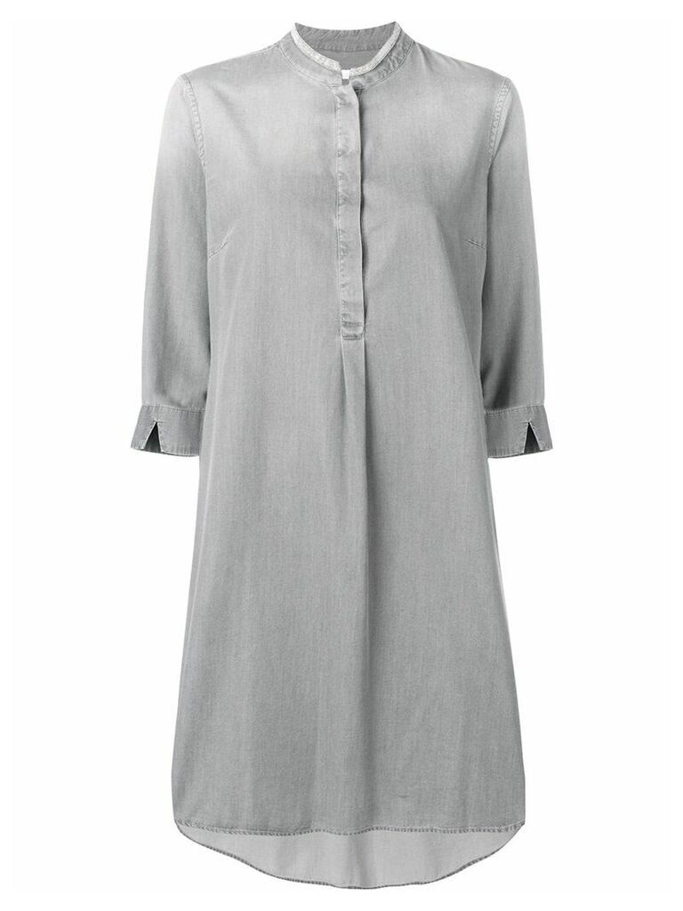 Fabiana Filippi 3/4 sleeve dress - Grey