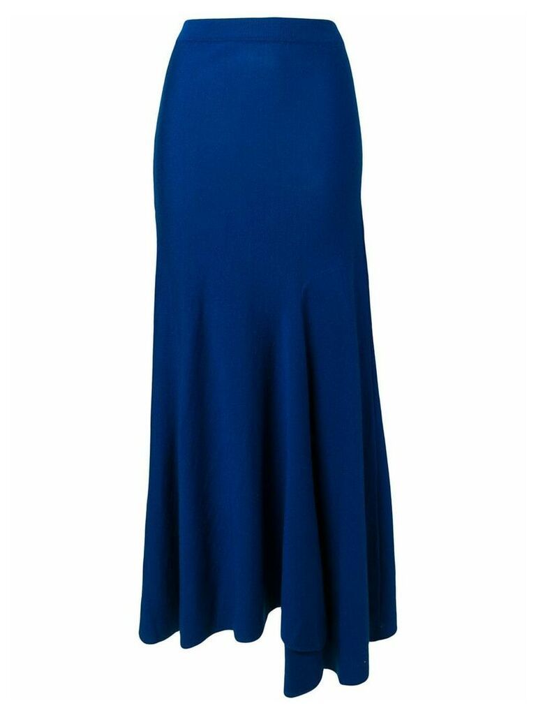 Ports 1961 long asymmetric skirt - Blue