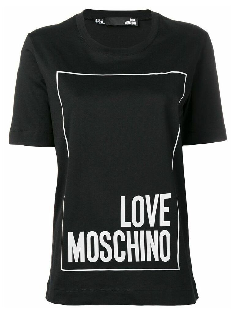 Love Moschino black logo T-shirt